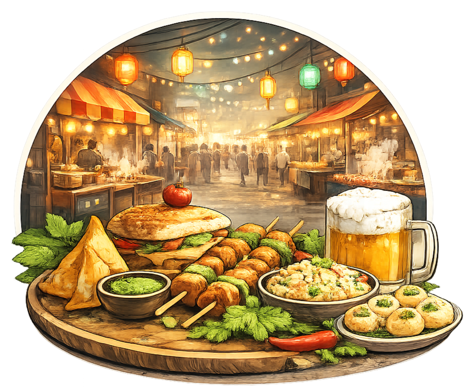 Local Food tour / street food walk / cafe hopping